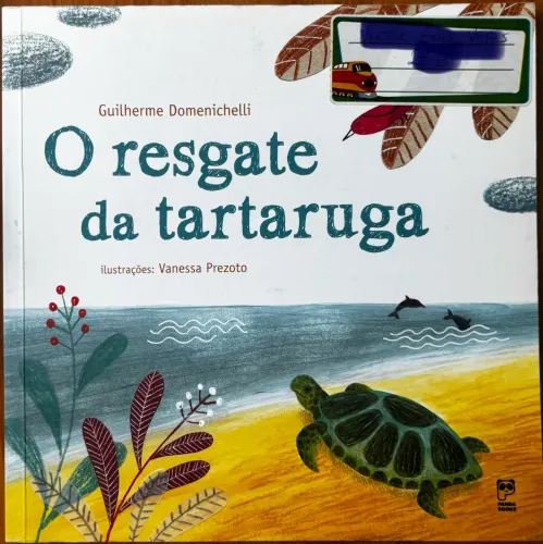 Livro o resgate da tartaruga
