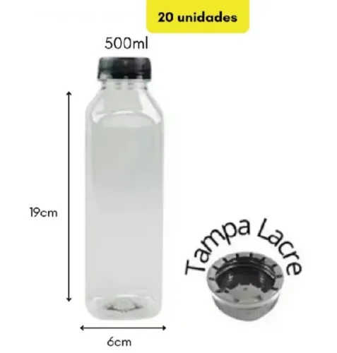 Garrafa de plástico 500ml
