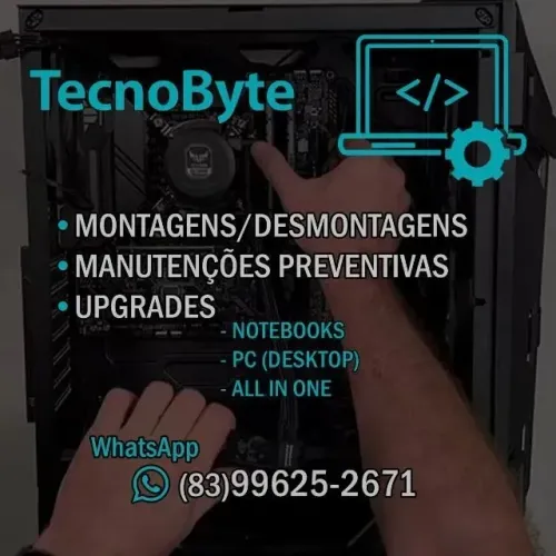 TecnoByte | Montagem, manutenção e upgrades para computadores
