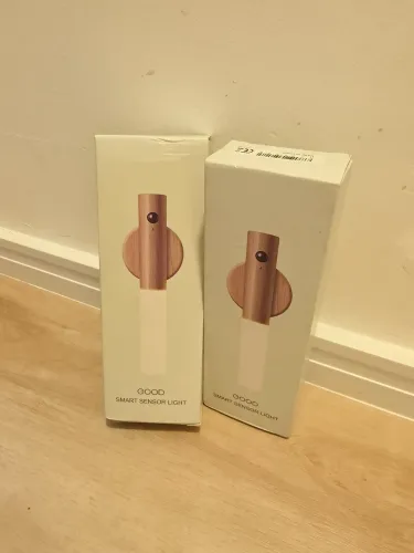 2 luminárias de presença LACRADAS