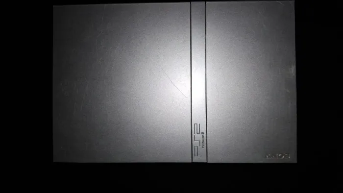 PS2 Slim Prata Destravado + Jogo Jet Li + Memory Card 8MB