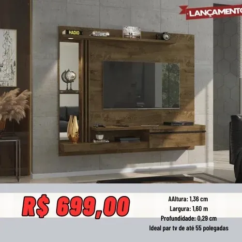 PAINEL DE SALA  COM LED A PRONTA-ENTREGA 