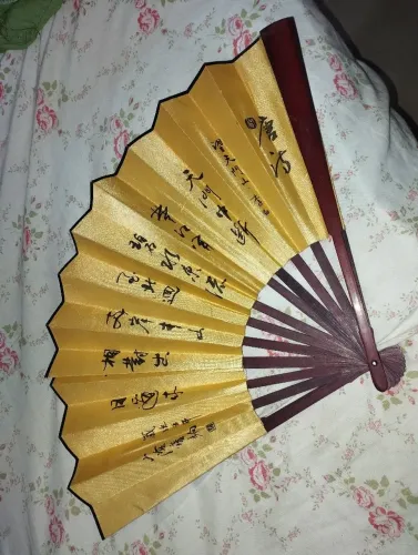 Leque japonês antigo de época.