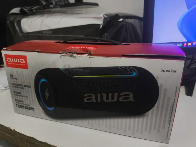 CAIXA DE SOM AIWA 30W PERFEITA