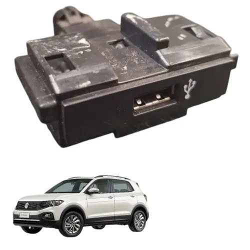 Entrada Usb T Cross 2017 A 2022 Preto
