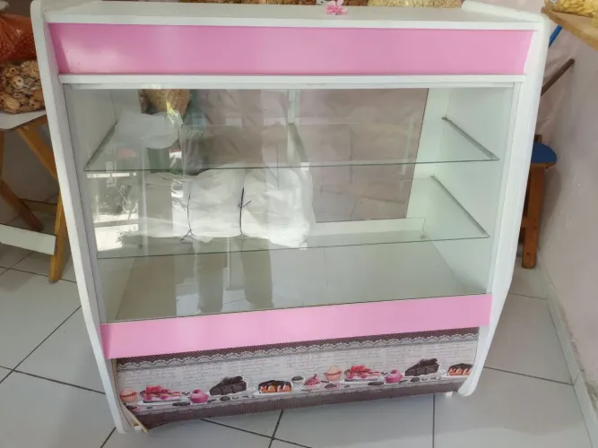 Expositor de bolo caseiro