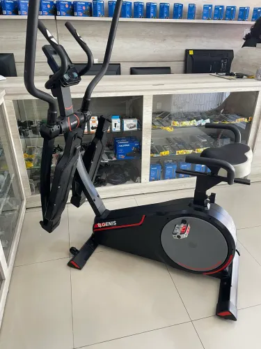 Elíptico e bike Genis 2 em 1