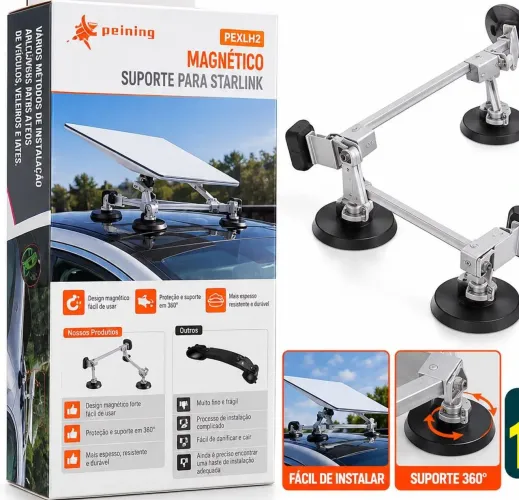 Suporte magnético Starlink