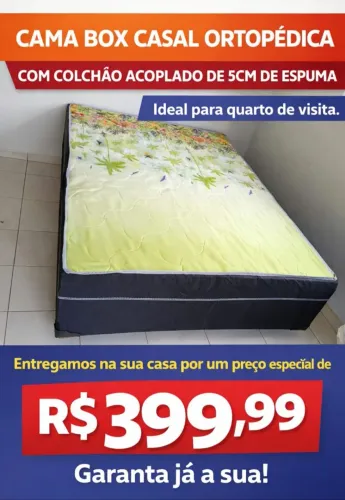 Cama box acoplado ortopédico 