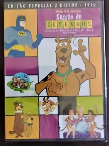 DVD Sessao Desenhos - Anos 60 ou 70 - Original Lacrado