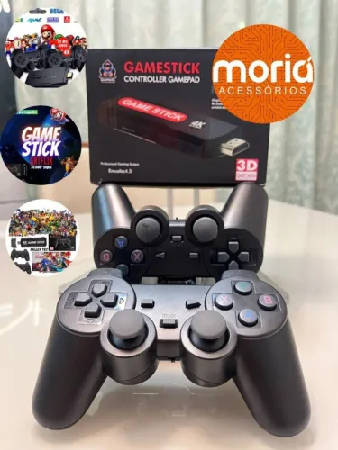 Vídeo Game Stick GD10, 30 Mil Jogos Retro, 2 Controles Sem Fio