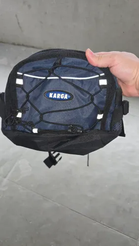 Pochete karga modelo climber cor azul marinho pouco usado  aceito proposta 