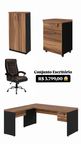 CONJUNTO ESCRITÓRIO LOJA IKONOFFICE 