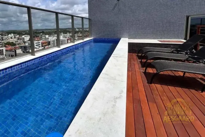Apto 2Q 55m² Vista Mar, para Alugar no Bessa - João Pessoa/PB
