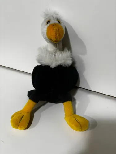 Urubu de Pelúcia Vintage - Peça rara dos anos 90 - ENVIO PARA TODO O BRASIL 