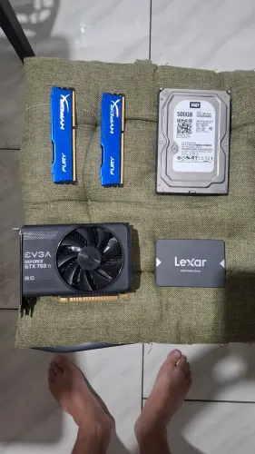 Memória ram, placa de video, ssd, hd