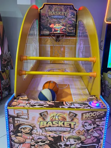 Brinquedo para Parque Buffet Infantil Game Zone Mini Basquete