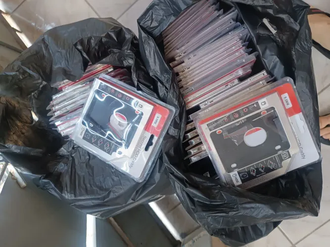 Caddy 9,5mm - 3 reais a Unidade