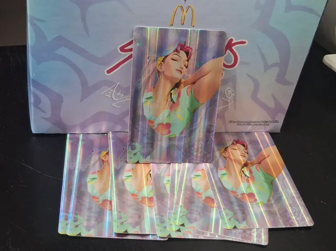 Photocard Abby Avulso - Guerreiras do Kpop Mc Donalds Kpop Demon Hunters