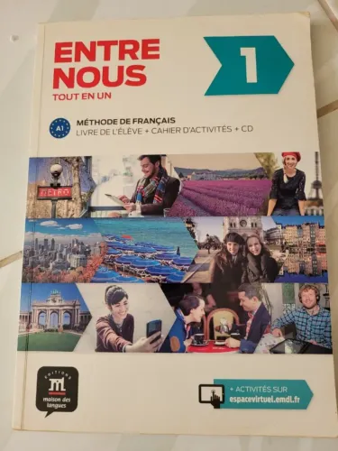 Livro - Entre nous 1: livre de l'élève + cahier d'activités + CD: Vol. 1 (Usado)
