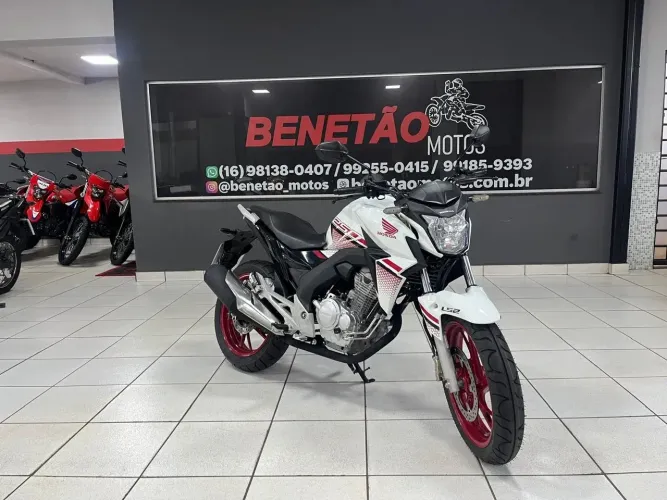HONDA CB 250 TWISTER BRANCO 2022