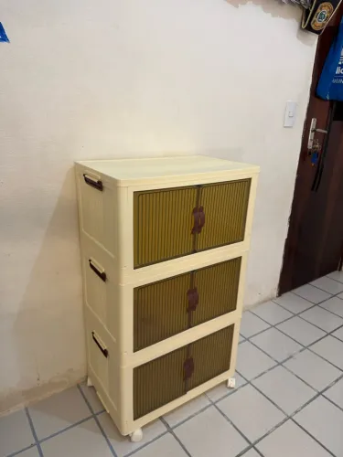 2 Organizadores Multiuso 3 Gavetas Rodinhas 50cm Largura e 95 de Altura (CADA É 150)
