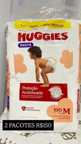 FRALDA HUGGIES TAM M