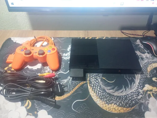 Playstation 2 slim ótimo estado