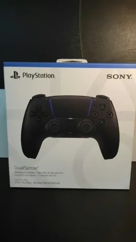 Controle de Playstation - Dualsense PS5 - lacrado - preto - última versão