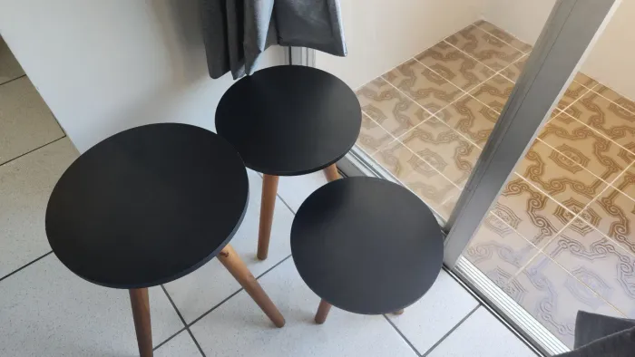 Trio de mesas