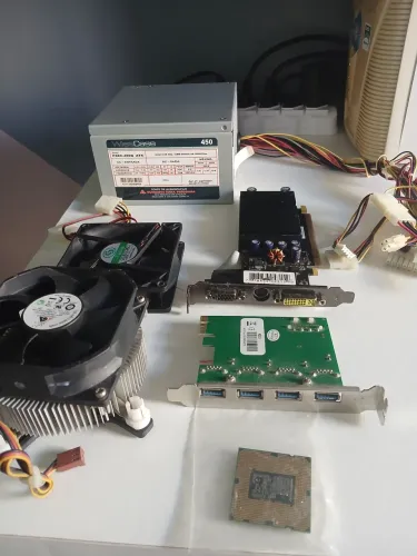 Kit Processador e Placa de Video Fonte