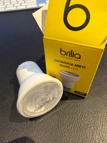 Lâmpada led brilia mr11 210 lumens gu10 bivolt 6500