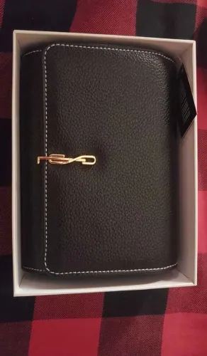 Bolsa Carteira Santa Lolla Floater Preta C/ Alça Transversal Removível