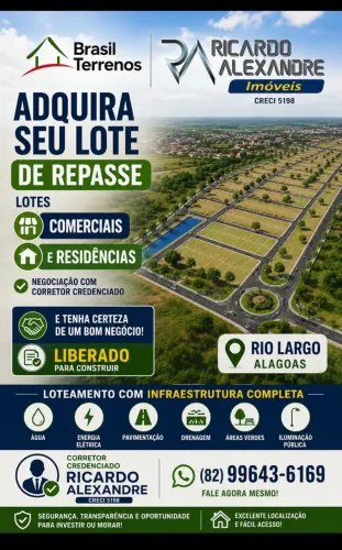 Repasse de lotes rio largo Buriti