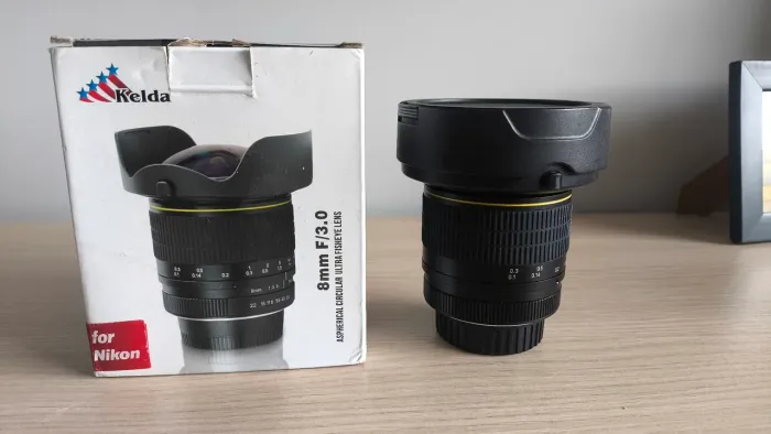 Lente Nikon 8MM F/3.0 Kelda Fisheye