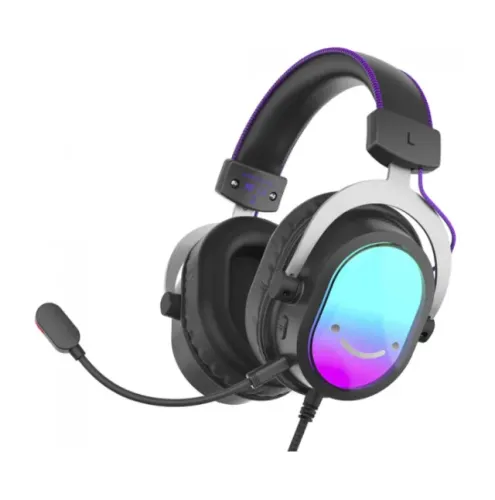 Headset Gamer Fifine AmpliGame H16, 7.1 Surround, RGB, USB, Black