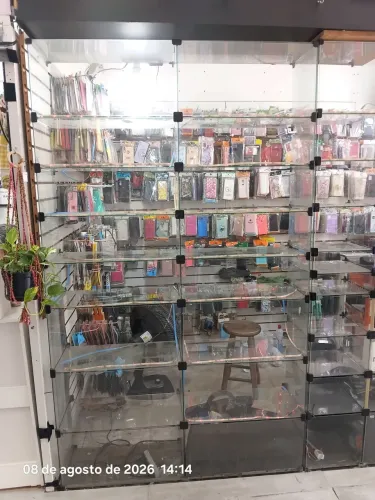 Vitrine de vidro expositor 2 metros de altura x1,20 largura