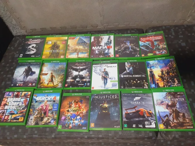 Jogos xbox one passo cartão pego troca,  faço envios