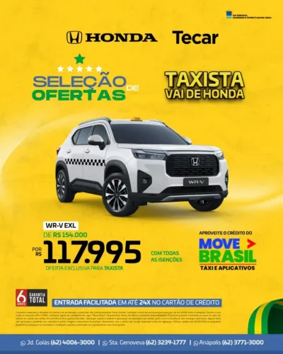 Honda WR-V EXL 1.5 Flexone 16V 5P Aut. 2026