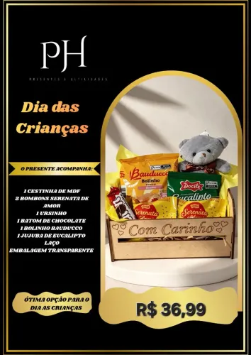 Cestas de dia das crianças