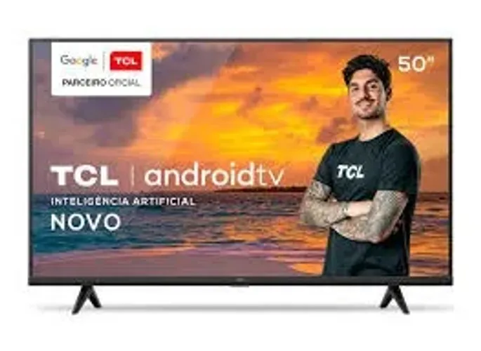 Smart TV TCL 50" 4K UHD Android TV (Modelo 50P615) - Excelente Estado