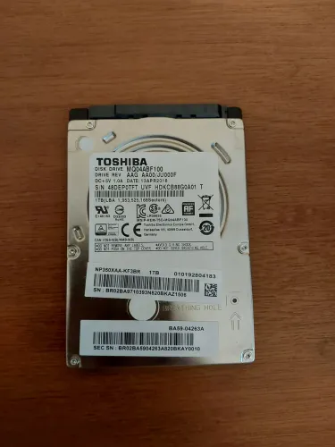 HD TOSHIBA de 1TB formatado (NTFS), pronto para uso