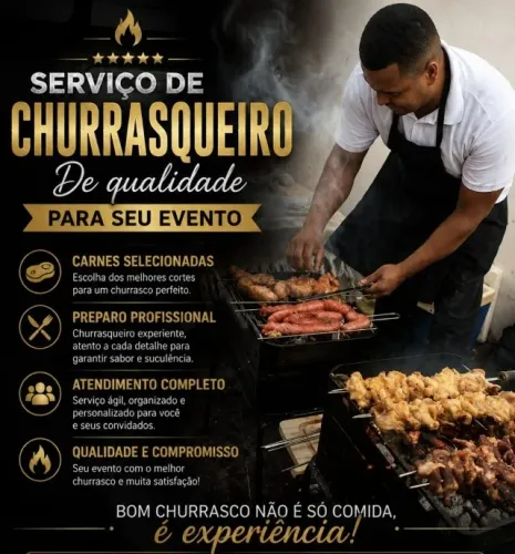 CHURRASQUEIRO PROFISSIONAL >71) 9_9_2_3_2-5_3_0_1
