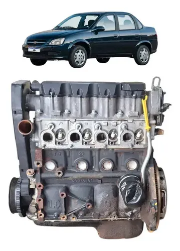 Motor Parcial Chevrolet Corsa Classic 1.0 2014 Uzad0