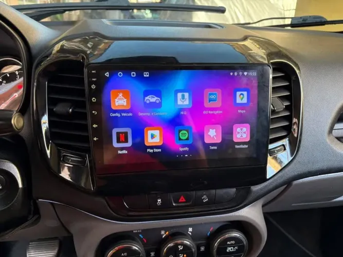 Central multimídia toro 9P Android 3ram 32g carplay YouTube Netflix wifi Waze 
