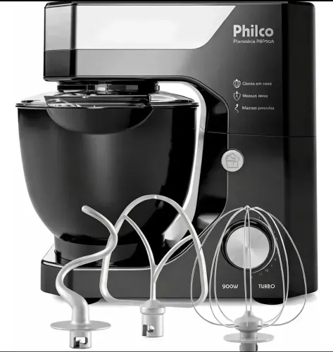 Batedeira Planetária Philco Pbp90a 900w 12 Velocidades 5l