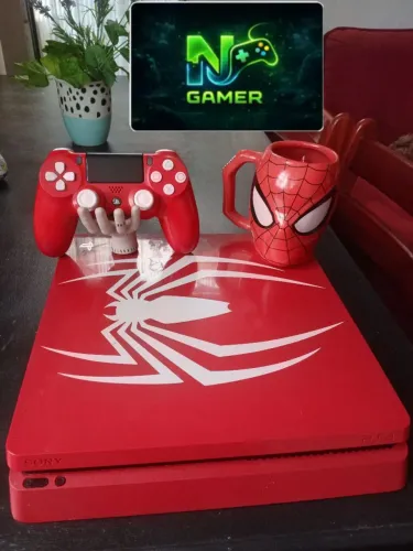 Playstation 4 Slim Edição Especial Homem-Aranha