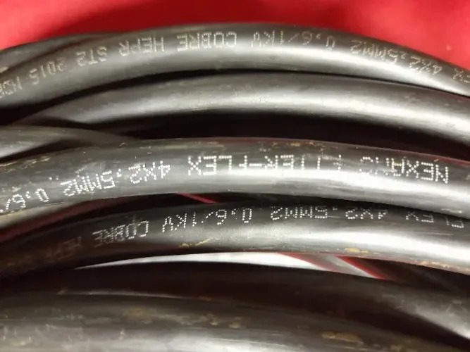 36m de cabo PP 4x2,5mm Nexans Fiter Flex