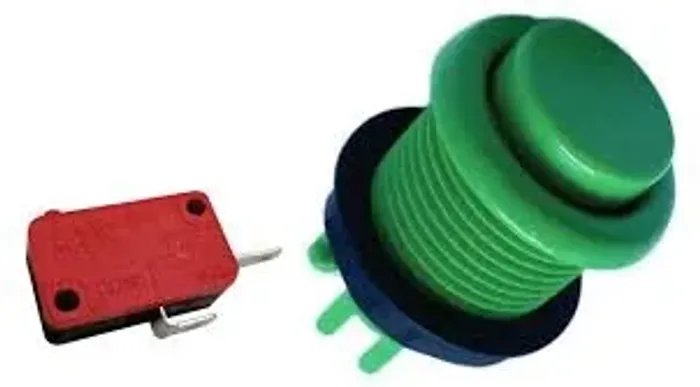 Botão Nylon  C/ Micro Para Arcade, Fliperama, Jukebox, Arduino