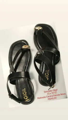 Sandália/ Rasteirinha Gilgil n° 37